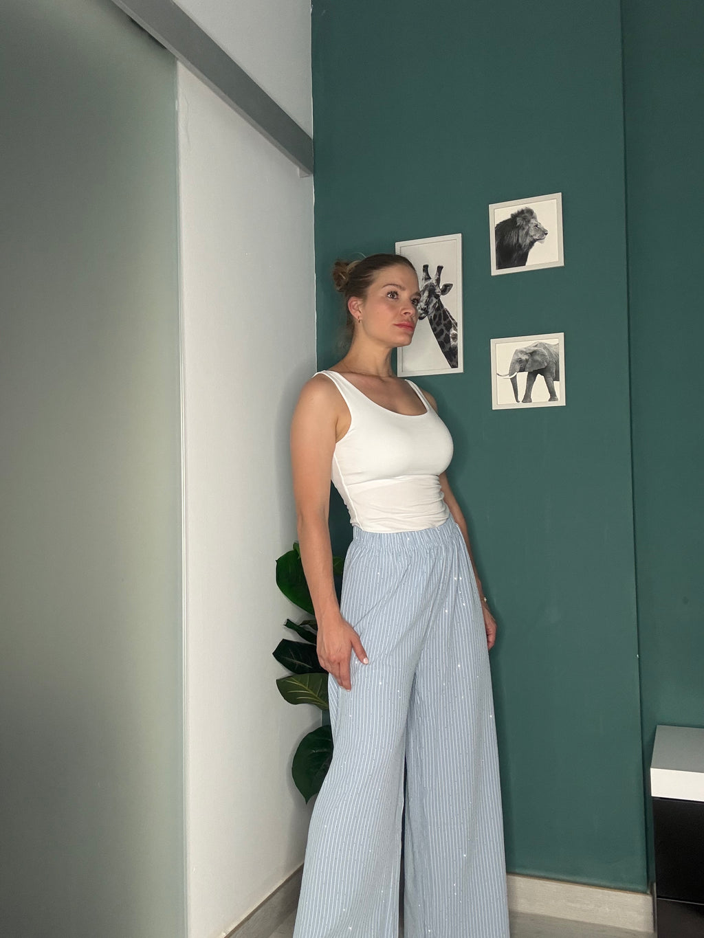 Pantalón Celeste