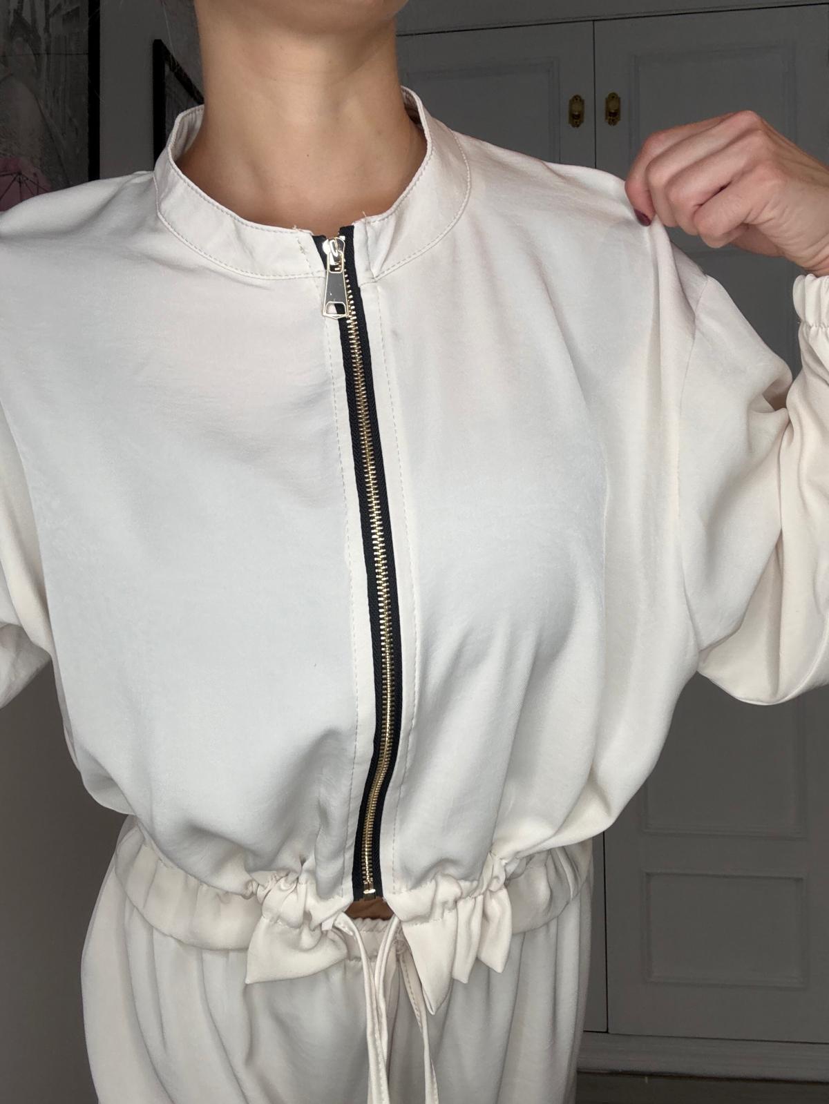 Chaqueta Satin Vainilla