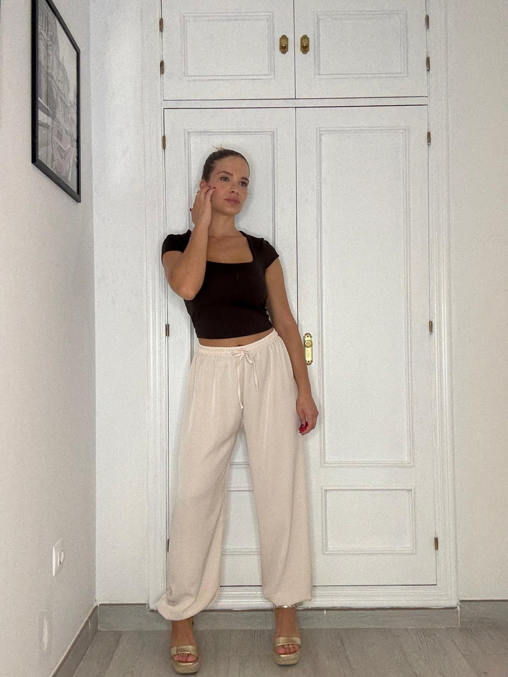 Pantalon Satin Vainilla